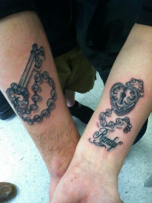 Amazing Tattoo style with Husband And Wife Tattoos