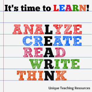 It's time to LEARN: Analyze, Create, Read, Write, Think