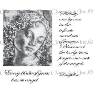 Chapel Road Artstamps Cling Mounted Rubber Stamps Set Madonna & Quotes