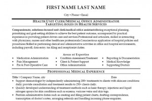 ... Resume, Medical Stuff, Medical Offices Administration, Health Unity