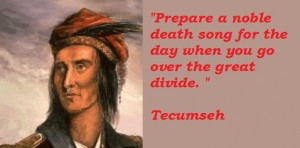 Tecumseh famous quotes 4