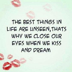 Dreams and kisses