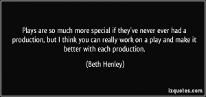 More Beth Henley Quotes