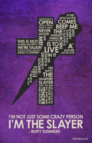 Buffy Quote Poster - buffy-the-vampire-slayer Fan Art