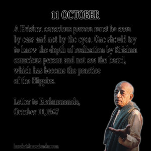 Srila Prabhupada Quotes For Month October 11