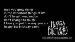 Happy 1st Birthday Baby Girl Quotes Daughter 1st birthday quotes