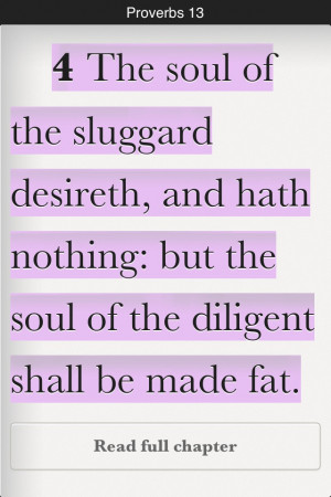 Verse for DILIGENCE