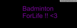Badminton ForLife !! 3 Profile Facebook Covers