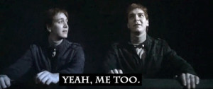 Are Fred and George Weasley twins in real life too?