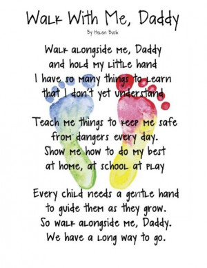 Daddy And Me Quotes | Father quote...doing this for Father's Day ...