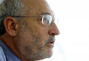 Economist and Nobel laureate Joseph Stiglitz speaks during an ...