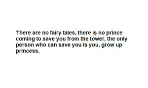 be your own hero fairy tales girl grow up life quotes person