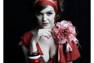 The Great Gatsby_Isla Fisher red dress crop border_Photograph by Hugh ...