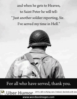 Inspirational Quotes About Military Service. QuotesGram