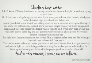 perks of being a wallflower pictures and quotes tumblr
