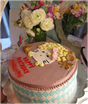 ... baker to surprise us with the design and the birthday girl loved it