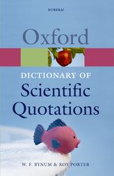 Oxford Dictionary of Scientific Quotations Reference library