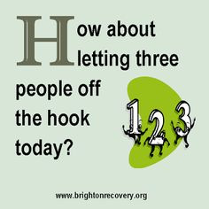How about letting 3 people off the hook today?