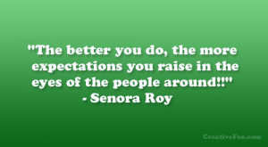 Senora Roy Quote