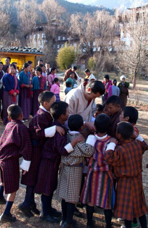 Bhutan+king+engagement