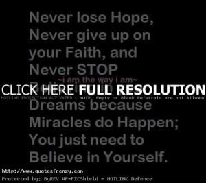 ... hope quotes quotes about lose never lose hope in life lose hope quote
