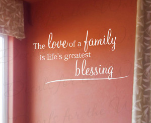 The Love Family Lifes Greatest Blessing Home Home Religious God Christ ...