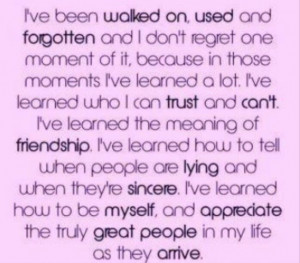 Learned a lot. Sincere. Great people.