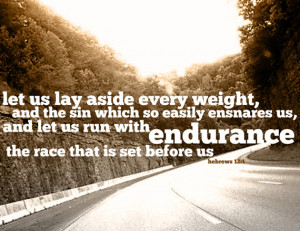 bible verse run race endurance
