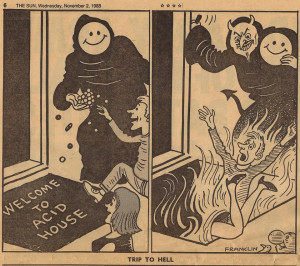 Check out a hilarious anti-acid house cartoon, published in The Sun in ...