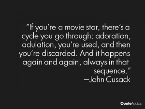 If you're a movie star, there's a cycle you go through: adoration ...