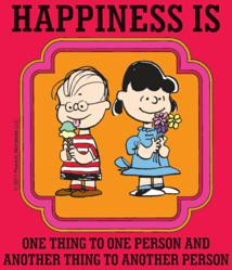 Peanuts Happiness is...