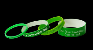Lyme Disease Awareness Bracelets