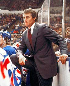 Miracle on Ice, US Hockey Team beats USSR, Coach Herb Brown--8th
