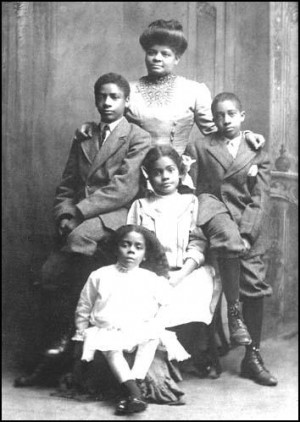 Ida and family in 1909: Charles (14), Herman (12), Ida (8) and Alfreda ...