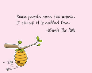 Winnie The Pooh Quotes Some People Care Too Much 02