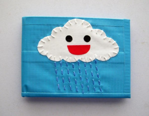 Happy Rain Cloud Poster Print
