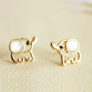 Search results for fashion cute elephant earrings studs-fashion ...