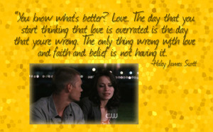 Nathan And Haley One Tree Hill Quotes