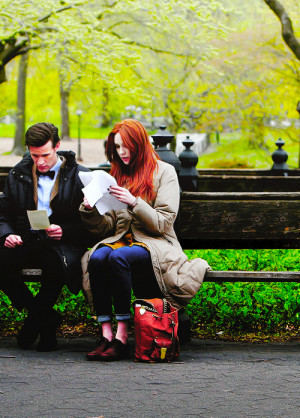 In New York, in Central Park, there is a scene where I receive a ...