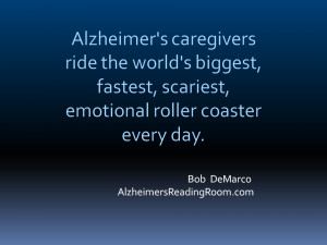 Alzheimer's Caregiver Quote
