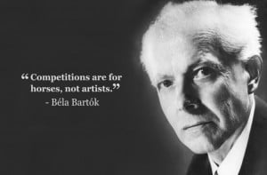 bela bartok competitions are for horses