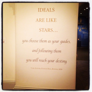 Quote at National Portrait Gallery