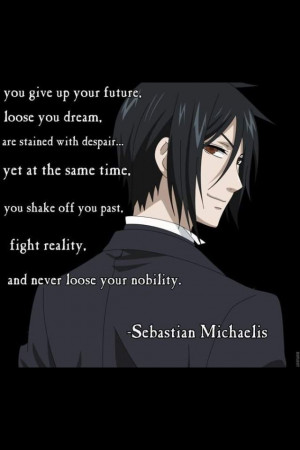 sebastian from black butler quote