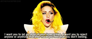 lady gaga gif quote speech The Monster Ball Tour