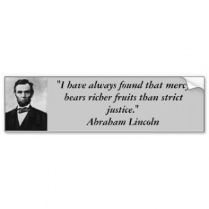 Abraham Lincoln Civil War Quotes Bumper sticker : lincoln on