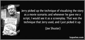 More Joe Shuster Quotes