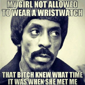 Ike Turner...this isn't supposed to be funny, but it is