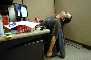 Have a Twitter Hangover? Learn How to Sleep at Work!