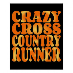 Crazy Cross Country Runner Print