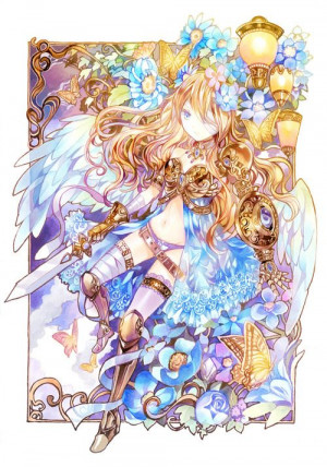 Angel Warrior Anime Girl...